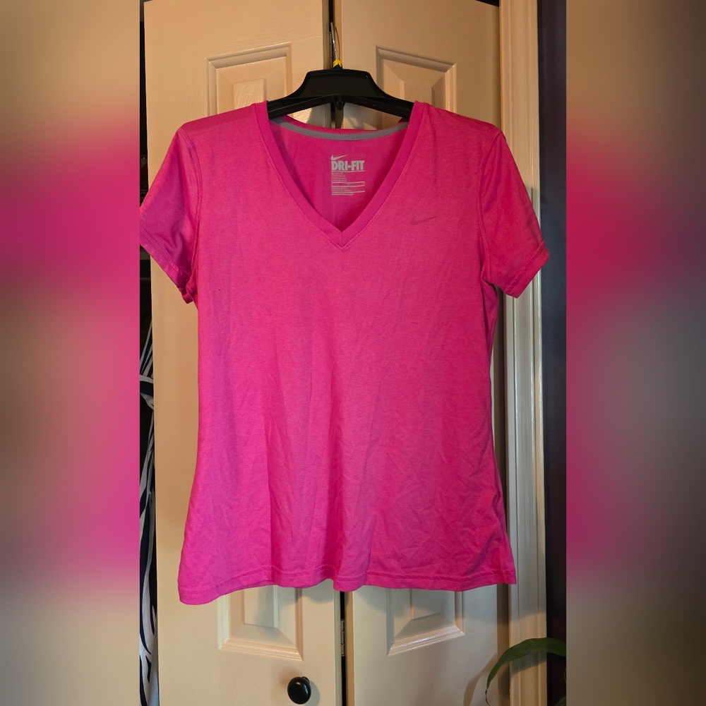 Nike Bright Pink Dri-FIT Top